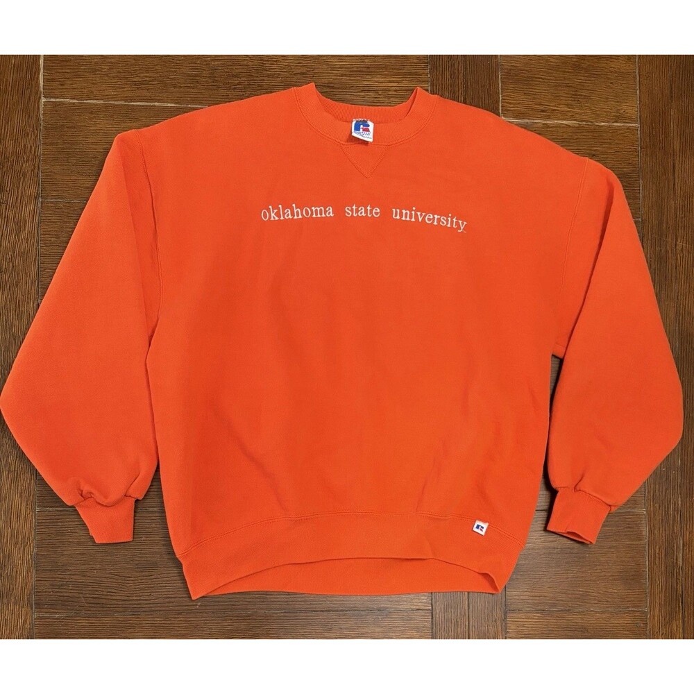 Vintage Oklahoma State Cowboys Men’s Sz XL Russell Athletic Made In USA Crewneck